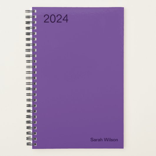 Professionele zakelijke pruim planner (Voorkant)