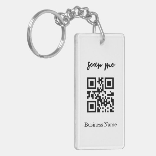 Professionele zakelijke QR-code Logo Sleutelhanger