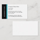 Professionele zakelijke services visitekaartje (Voorkant / Achterkant)