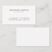 Professionele zakelijke visitekaartjes Moderne Sja (Voorkant / Achterkant)