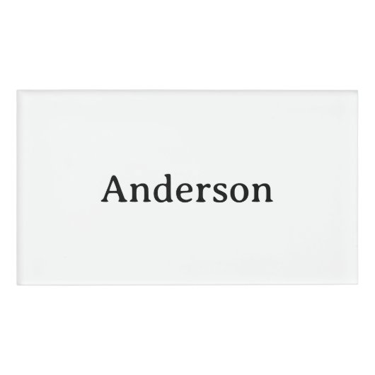 Professionele zaken 3.5" x 2" naambadge (Voorkant)