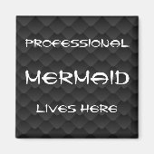 Professionele zeemeermin leeft hier magneet (Voorkant)