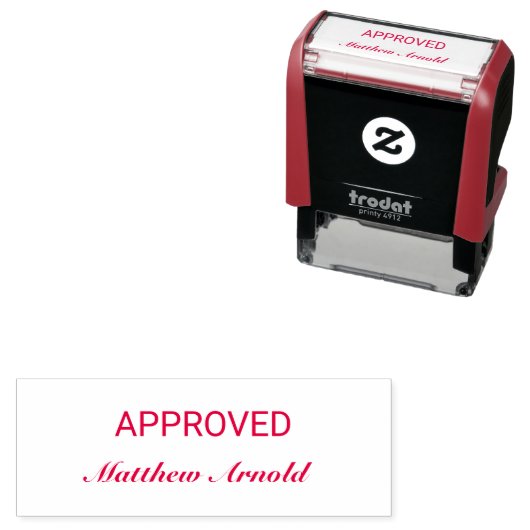 Professionele Zelf Inking Goedgekeurd Stempel met (In situ)