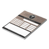 Professionele zilveren Caduceus medische afspraak Notitieblok (Linkerzijde)