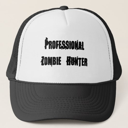 Professionele Zombie Hunter Trucker Pet (Voorkant)