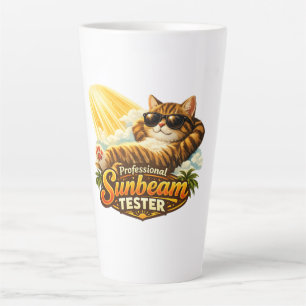 Professionele Zonnebundel Tester Grappige Kat Lat Latte Mok