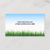 Professionele zorg en landschapsontwerp visitekaartje (Achterkant)