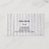 Professionele zorg en landschapsontwerp visitekaartje (Achterkant)