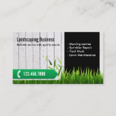 Professionele zorg en landschapsontwerp visitekaartje (Voorkant)