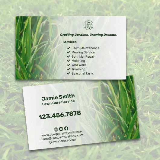 Professionele zorg en landschapsontwerp visitekaartje