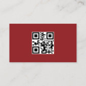 Professionele zorgverlener qr-code visitekaartje (Achterkant)