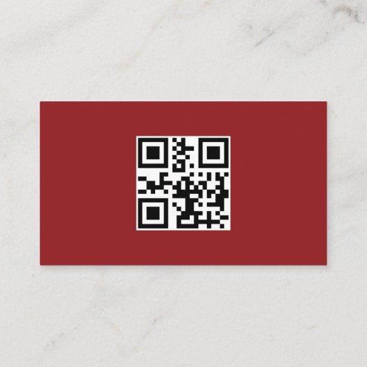 Professionele zorgverlener qr-code visitekaartje (Achterkant)