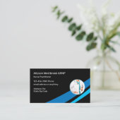 Professionele zorgverlener van verpleegkundigen visitekaartje (Staand voorkant)