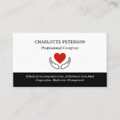 Professionele zorgverlener visitekaartje (Voorkant)