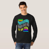 Professionele zurdedoorblazer van het jaar Fun T-shirt (Voorkant volledig)