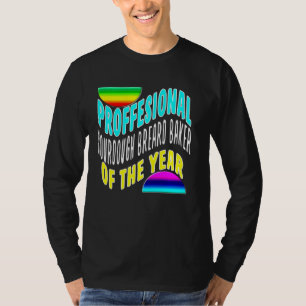 Professionele zurdedoorblazer van het jaar Fun T-shirt