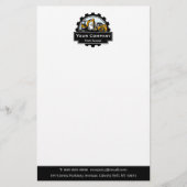 Professionele Zware Apparatuur Reparatiebedrijf Briefpapier (Voorkant)