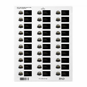 Professionele Zware Apparatuur Reparatiebedrijf Etiket (Full Sheet)