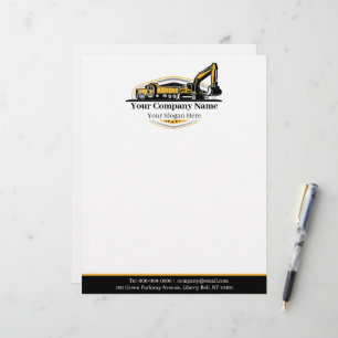Professionele Zware Bouwmaterialen Constructie Maa Briefhoofd