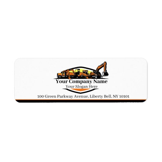 Professionele Zware Bouwmaterialen Constructie Maa Etiket (Voorkant)