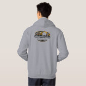 Professionele Zware Bouwmaterialen Constructiebedr Hoodie (Achterkant volledig)