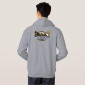 Professionele Zware Bouwmaterialen Constructiebedr Hoodie (Achterkant volledig)