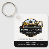 Professionele Zware Bouwmaterialen Constructiebedr Sleutelhanger (Voorkant)