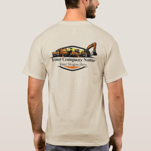 Professionele Zware Bouwmaterialen Constructiebedr T-shirt