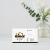 Professionele Zware Bouwmaterialen Constructiebedr Visitekaartje (Staand voorkant)