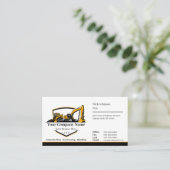 Professionele Zware Bouwmaterialen Constructiebedr Visitekaartje (Staand voorkant)