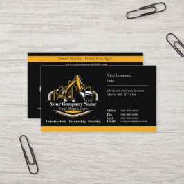 Professionele Zware Bouwmaterialen Constructiebedr Visitekaartje