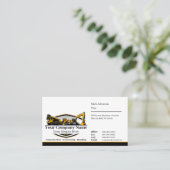 Professionele Zware Bouwmaterialen Constructiebedr Visitekaartje (Staand voorkant)