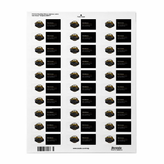 Professionele Zware Bouwuitrusting Constructiebedr Etiket (Full Sheet)