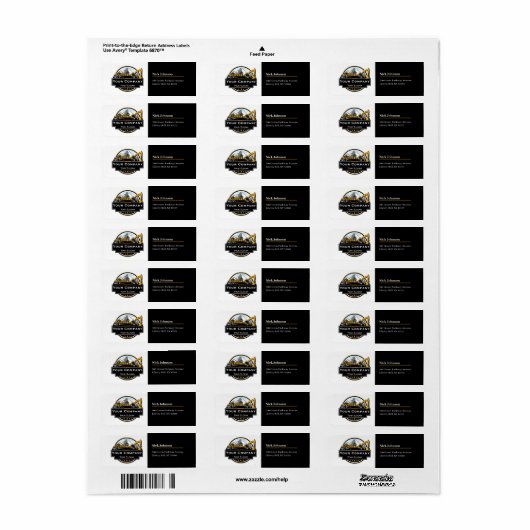 Professionele Zware Bouwuitrusting Constructiebedr Etiket (Full Sheet)