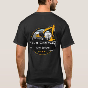Professionele Zware Bouwuitrusting Constructiebedr T-shirt