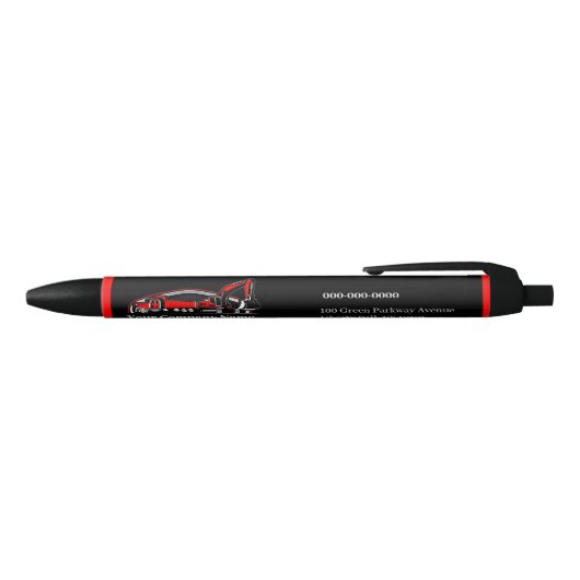Professionele Zware Bouwuitrusting Constructiebedr Zwarte Inkt Pen (Bovenkant)