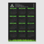 Professionele Zwart Groen Lawn Care & Landscaping (Voorkant)