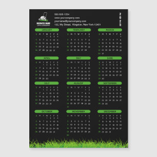 Professionele Zwart Groen Lawn Care & Landscaping