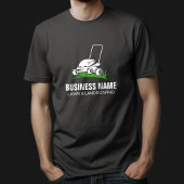 Professionele Zwart Groen Lawn Care & Landscaping T-shirt