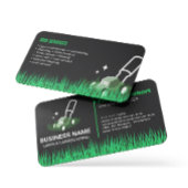 Professionele Zwart Groen Lawn Care & Landscaping Visitekaartje