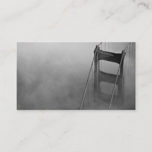 Professionele Zwart Wit San Francisco Foto Visitekaartje (Voorkant)