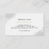 Professionele zwart-wit Waterverf loyaliteit ca Klantenkaartje (Achterkant)