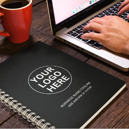 Professionele zwart-wit zakelijke Logo & tekst Planner