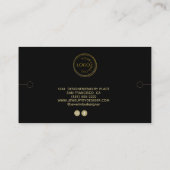 Professionele Zwarte Armband Display Zakelijke Log Visitekaartje (Achterkant)