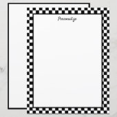 Professionele zwarte en witte cheques (Voorkant / Achterkant)