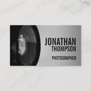 Professionele zwarte en witte fotografie visitekaartje