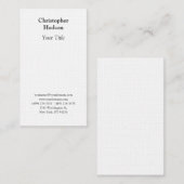 Professionele zwarte en witte led-laptop visitekaartje (Voorkant / Achterkant)