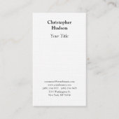 Professionele zwarte en witte led-laptop visitekaartje (Voorkant)