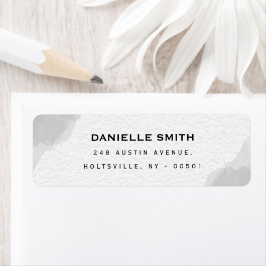 Professionele zwarte en witte Waterverf Etiket (Insitu)