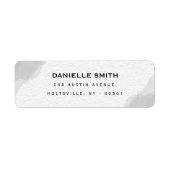 Professionele zwarte en witte Waterverf Etiket (Voorkant)